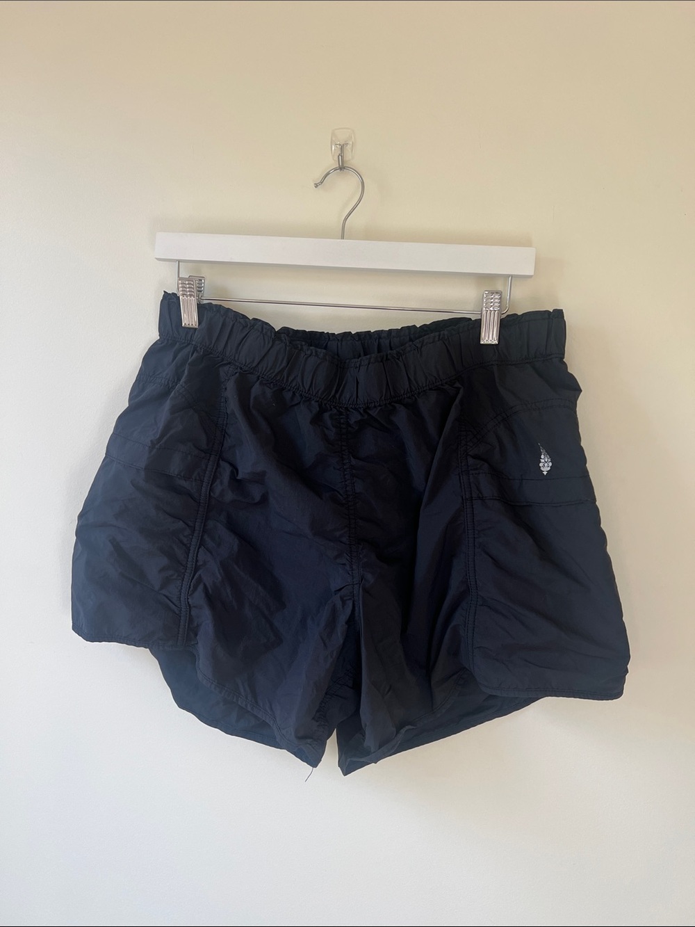 FP Movement by Free People Black Athletic Shorts with Elastic Waist